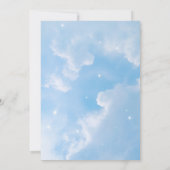 Invitation Elle est sur Cloud Nine | Fête des mariées des nua (Dos)