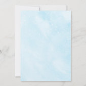 Invitation Elle est sur le nuage 9 Dreamy Sky Fête des mariée (Dos)