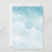 Invitation Elle est sur le nuage 9 Elégante Fête des mariées  (Dos)