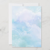 Invitation Elle est sur le nuage neuf nuptiale de douche Invi (Dos)