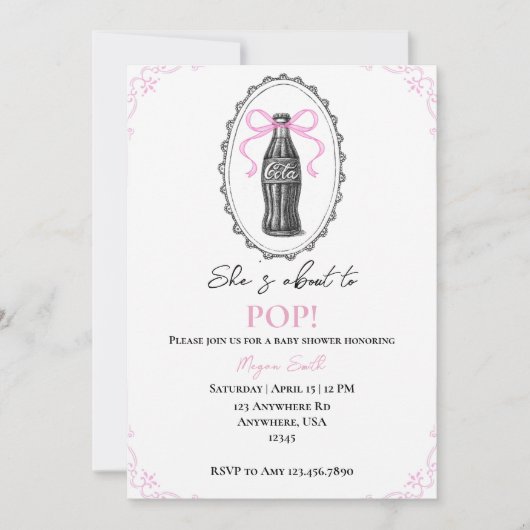 Invitation Elle est sur le point d'EXPLOSER ! (Devant)