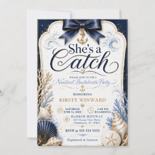 Invitation Elle est un parti de demoiselle d'honneur de la ma