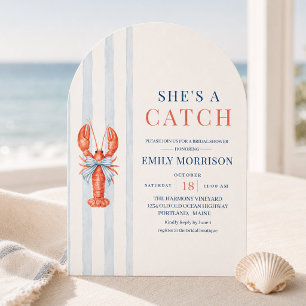 Invitation Elle est un Réveil de Mariage de Huître Côtière Ru