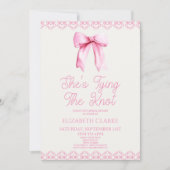 Invitation Elle joue l'invitation de la douche nuptiale Knot  (Devant)