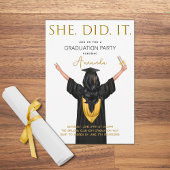 Invitation Elle L'A Fait Diplôme