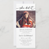 Invitation Elle L'A Fait Graduation Party Digital Evite (Devant)