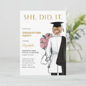 Invitation Elle L'A Fait Infirmier Les Diplômes De L'École Mé (Debout devant)