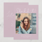 Invitation Elle L'A Fait ! Photo de la fête d'obtention du di (Devant / Derrière)