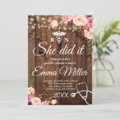 Invitation Elle L'A Fait - Soirée De Diplôme D'École De Soins (Debout devant)