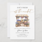 Invitation Elle n’a plus de Fête des mariées sur le marché (Devant)