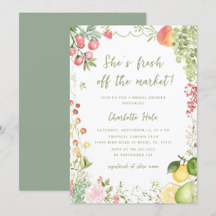 Invitation Elle n'a pas l'aquarelle du marché