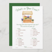 Invitation Elle n'est pas à la Fête des mariées du marché (Devant / Derrière)