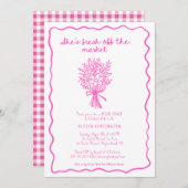 Invitation Elle n'est pas à la Fête des mariées du marché (Devant / Derrière)