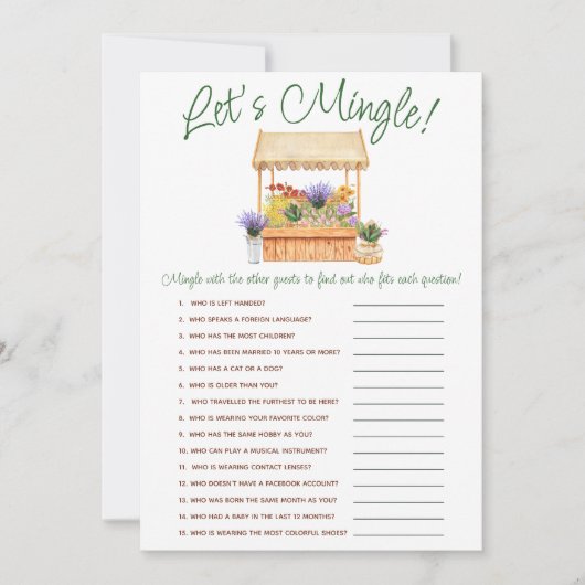 Invitation Elle n'est pas à la Fête des mariées du marché (Devant)