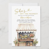 Invitation Elle n'est pas à la Fête des mariées du marché (Devant)