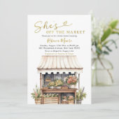 Invitation Elle n'est pas à la Fête des mariées du marché (Debout devant)