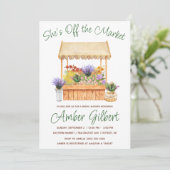 Invitation Elle n'est pas à la Fête des mariées du marché (Debout devant)