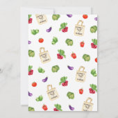 Invitation Elle n'est pas à la Fête des mariées du marché agr (Dos)