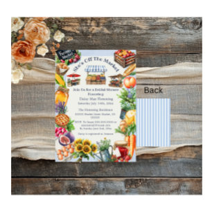 Invitation Elle n'est pas sur le marché de la douche nuptiale