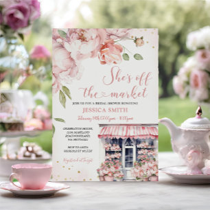 Invitation Elle n'est plus à la Fête des mariées des fleurs r