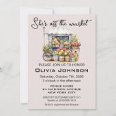 Invitation Elle n'est plus à la Fête des mariées Florale fran (Devant)