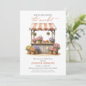 Invitation Elle n'est plus à la fleur du marché | Fête des ma (Debout devant)