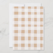 Invitation Elle n'est plus au marché Citrouille Fête des mari (Dos)