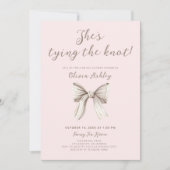 Invitation Elle noue la Fête des mariées (Devant)