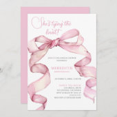 Invitation Elle noue la Fête des mariées (Devant / Derrière)