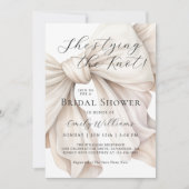 Invitation Elle noue la Fête des mariées de la cou blanche (Devant)