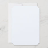 Invitation Elle noue la Fête des mariées de la main tirée par (Dos)