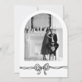 Invitation Elle noue la Fête des mariées Photo (Dos)