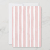 Invitation Elle Noue le Nœud Noir Bow BRIDAL SHOWER Fête (Dos)