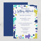 Invitation Elle se fait une Fête des mariées équestre amusant (Devant / Derrière)