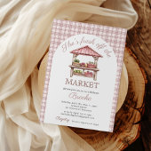 Invitation Elle sort de la Fête des mariées rose du marché