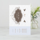 Invitation Ellegant faire part de mariage (Debout devant)