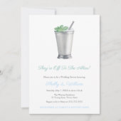 Invitation Elles se dirigent vers la douche de mariage de la  (Devant)