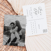 Invitation Ellesmere Minimalist Photo Enregistrer La Date Car