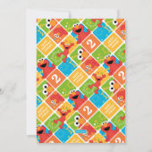 Invitation Elmo Color Block Birthday Party (Dos)