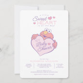 Invitation Elmo - Petit Baby shower amoureux (Devant)