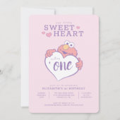 Invitation Elmo Valentine's Day - Anniversaire du petit amour (Devant)
