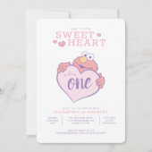 Invitation Elmo Valentine's Day - Anniversaire du petit amour (Devant)