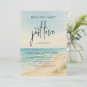Invitation Elopement Beach Wedding (Debout devant)