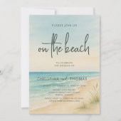 Invitation Elopement Beach Wedding (Devant)
