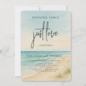 Invitation Elopement Beach Wedding (Devant)