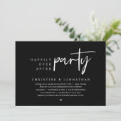 Invitation Élopement de mariage, fête de bonheur éternel (Debout devant)