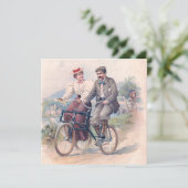 Invitation Elopement du vélo, 1896 (Debout devant)