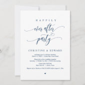 Invitation Elopement mariage, Heureusement Jamais Après La Fê (Devant)
