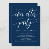 Invitation Elopement mariage, Heureusement Jamais Après La Fê (Devant / Derrière)