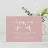 Invitation Elopement mariage, Heureusement Jamais Après La Fê (Debout devant)